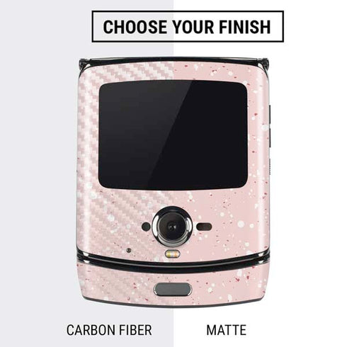 Rose Speckle Motorola RAZR Skin