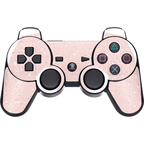 Rose Speckle PS3 Dual Shock wireless controller Skin