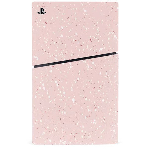 Rose Speckle PS5 Slim Disk Console Skin