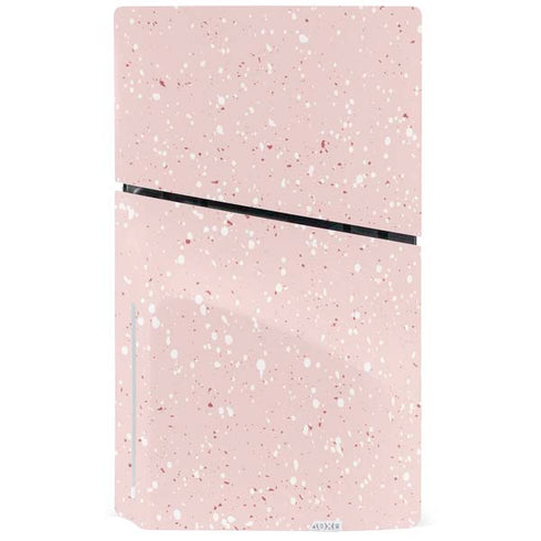 Rose Speckle PS5 Slim Disk Console Skin