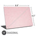 Rose Speckle Universal Laptop 11in (8.8 x 6.2in) Skin