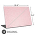 Rose Speckle Universal Laptop 13in (10.6 x 7.6in) Skin