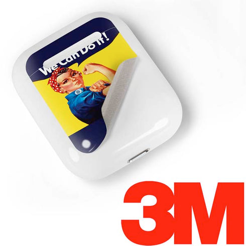 Rosie The Riveter Vintage War Poster Apple AirPods Skin