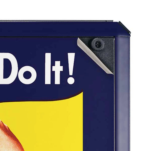 Rosie The Riveter Vintage War Poster Cooler Master MasterBox Q300L Mini Tower Skin