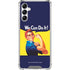 Rosie The Riveter Vintage War Poster Galaxy A15 5G Clear Case