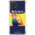 Rosie The Riveter Vintage War Poster Galaxy A72 5G Clear Case