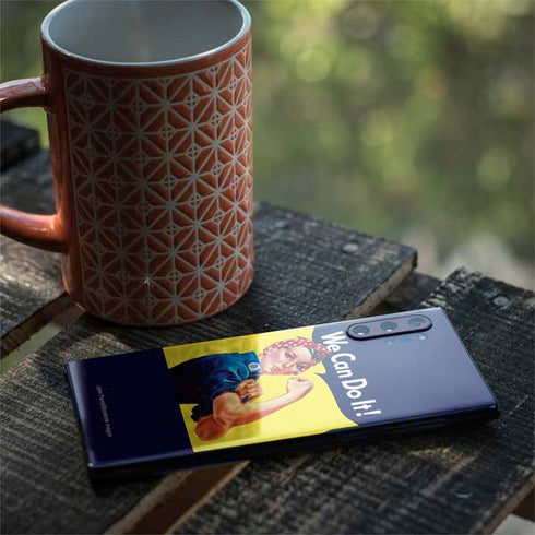 Rosie The Riveter Vintage War Poster Galaxy Note 10 Plus Skin