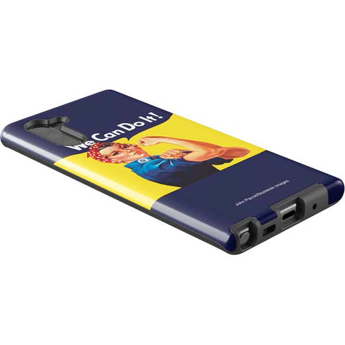 Rosie The Riveter Vintage War Poster Galaxy Note 10 Pro Case