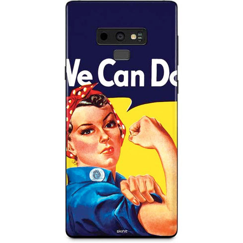 Rosie The Riveter Vintage War Poster Galaxy Note 9 Skin
