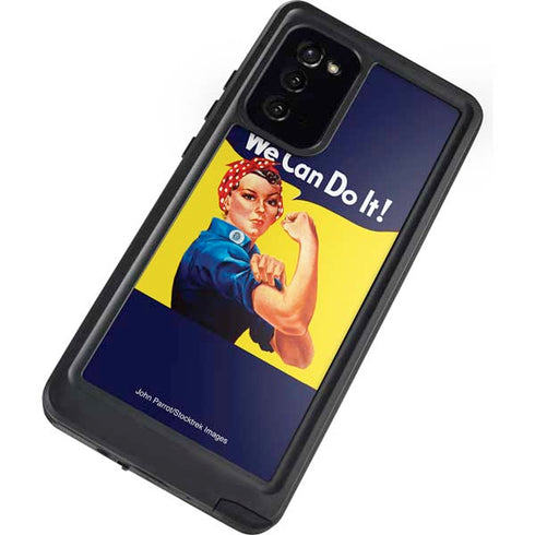Rosie The Riveter Vintage War Poster Galaxy Note20 5G Waterproof Case