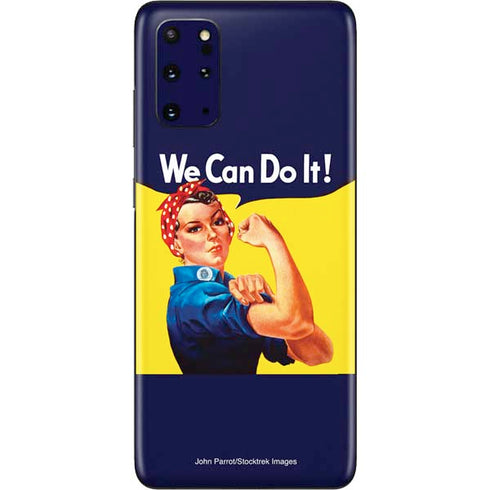 Rosie The Riveter Vintage War Poster Galaxy S20 Plus Skin