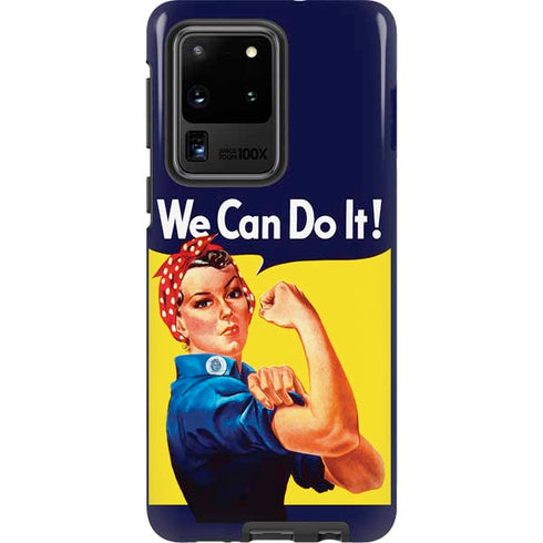 Rosie The Riveter Vintage War Poster Galaxy S20 Ultra 5G Pro Case