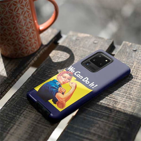 Rosie The Riveter Vintage War Poster Galaxy S20 Ultra 5G Pro Case
