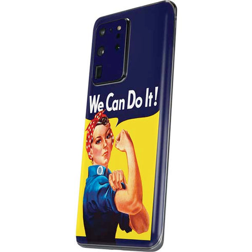 Rosie The Riveter Vintage War Poster Galaxy S20 Ultra 5G Skin