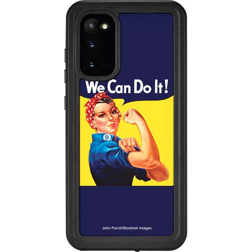 Rosie The Riveter Vintage War Poster Galaxy S20 Waterproof Case