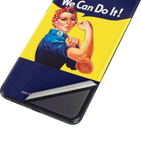 Rosie The Riveter Vintage War Poster Galaxy S21 5G Skin