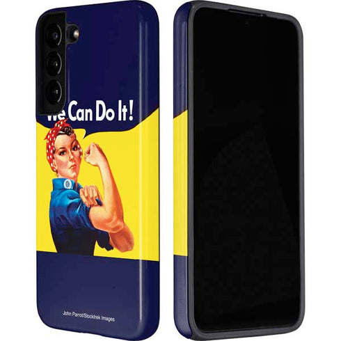 Rosie The Riveter Vintage War Poster Galaxy S22 Plus Pro Case
