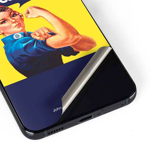 Rosie The Riveter Vintage War Poster Galaxy S22 Plus Skin