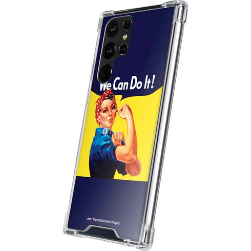 Rosie The Riveter Vintage War Poster Galaxy S22 Ultra Clear Case