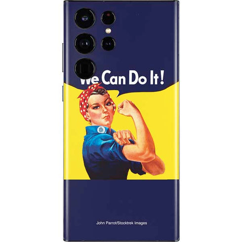 Rosie The Riveter Vintage War Poster Galaxy S22 Ultra Skin