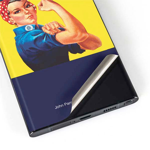 Rosie The Riveter Vintage War Poster Galaxy S22 Ultra Skin