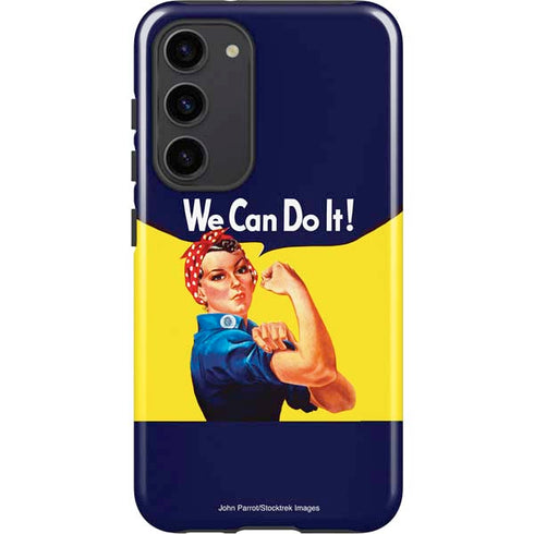 Rosie The Riveter Vintage War Poster Galaxy S23 Plus Pro Case