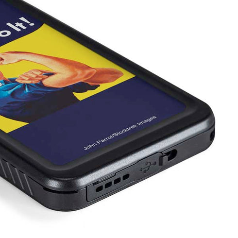 Rosie The Riveter Vintage War Poster Galaxy S23 Waterproof Case