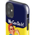 Rosie The Riveter Vintage War Poster iPhone 11 Impact Case