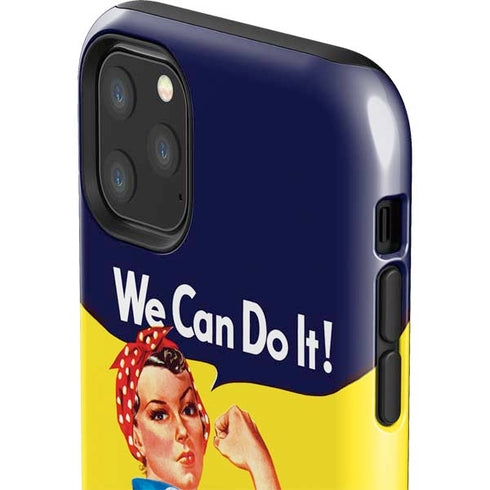 Rosie The Riveter Vintage War Poster iPhone 11 Pro Max Impact Case