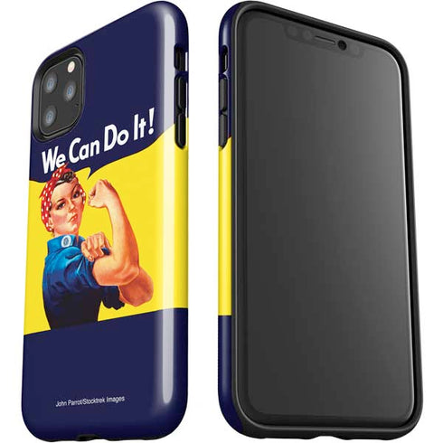 Rosie The Riveter Vintage War Poster iPhone 11 Pro Max Impact Case