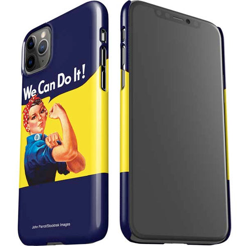 Rosie The Riveter Vintage War Poster iPhone 11 Pro Max Lite Case
