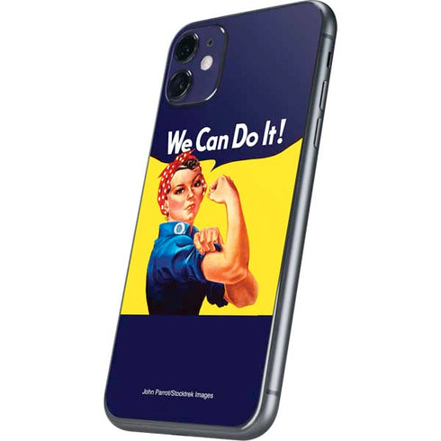 Rosie The Riveter Vintage War Poster iPhone 11 Skin