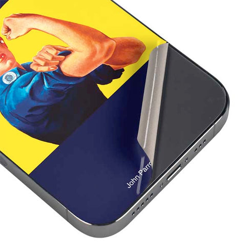 Rosie The Riveter Vintage War Poster iPhone 13 Pro Max Skin