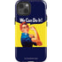 Rosie The Riveter Vintage War Poster iPhone 15 Impact Case