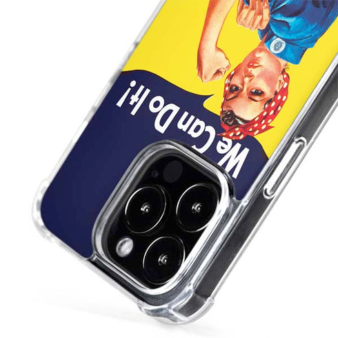 Rosie The Riveter Vintage War Poster iPhone 15 Pro Max MagSafe Case