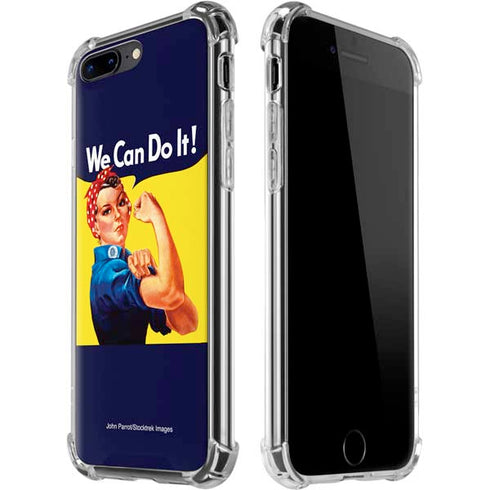 Rosie The Riveter Vintage War Poster iPhone 7/8 Plus Clear Case