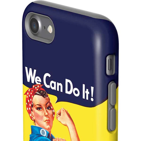 Rosie The Riveter Vintage War Poster iPhone SE (2nd & 3rd Gen) Pro Case