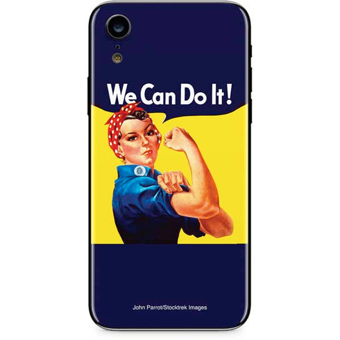 Rosie The Riveter Vintage War Poster iPhone XR Skin