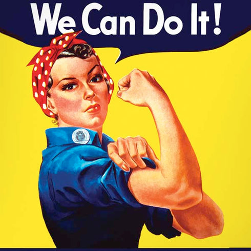 Rosie The Riveter Vintage War Poster iPhone XR Skin