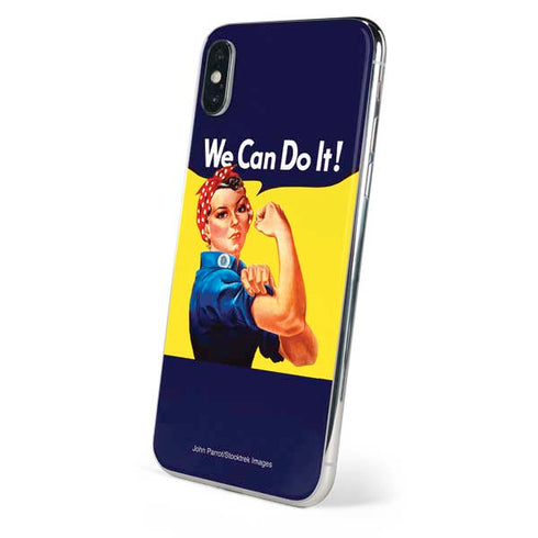 Rosie The Riveter Vintage War Poster iPhone XS Skin