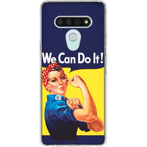 Rosie The Riveter Vintage War Poster LG Stylo 6 Clear Case