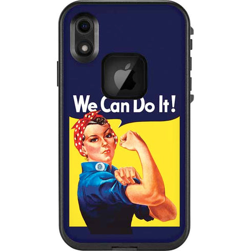 Rosie The Riveter Vintage War Poster LifeProof Fre iPhone Skin