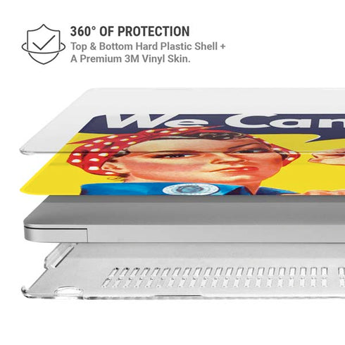 Rosie The Riveter Vintage War Poster MacBook Air 13in M1 (2021) Case plus Skin