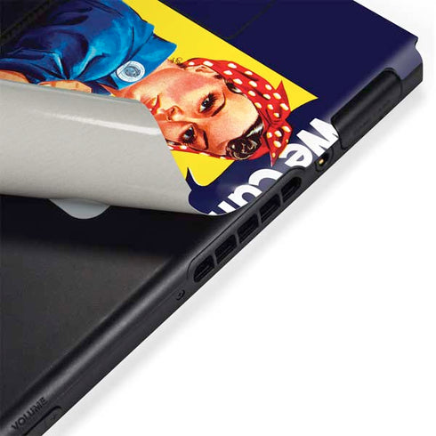 Rosie The Riveter Vintage War Poster Nintendo Switch Bundle Skin