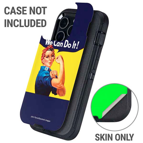 Rosie The Riveter Vintage War Poster Otterbox Defender iPhone Skin