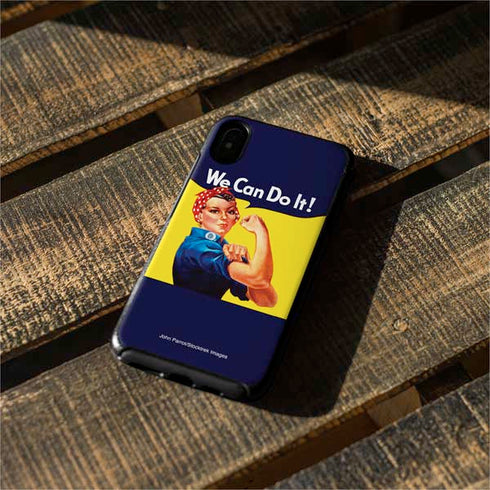 Rosie The Riveter Vintage War Poster Otterbox Symmetry iPhone Skin