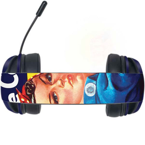Rosie The Riveter Vintage War Poster Razer Kraken X Skin