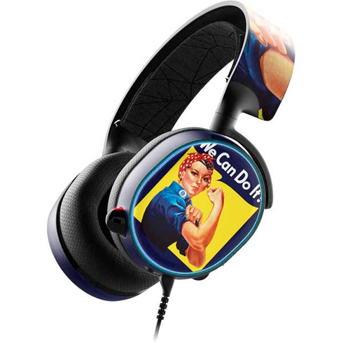 Rosie The Riveter Vintage War Poster SteelSeries Arctis 3 Skin