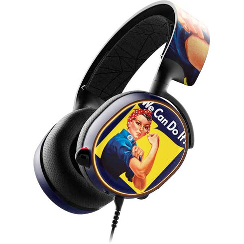 Rosie The Riveter Vintage War Poster SteelSeries Arctis 5 Skin