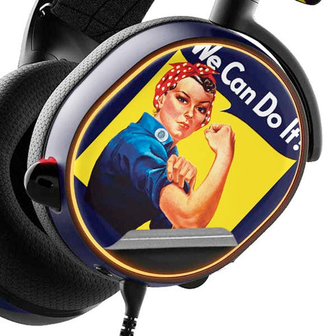 Rosie The Riveter Vintage War Poster SteelSeries Arctis 5 Skin